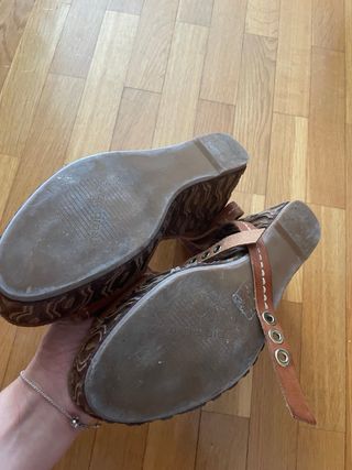 Sandali Sergio Rossi in pelle marrone 41