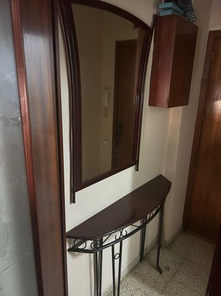 Recibidor con espejo - Mesa consola