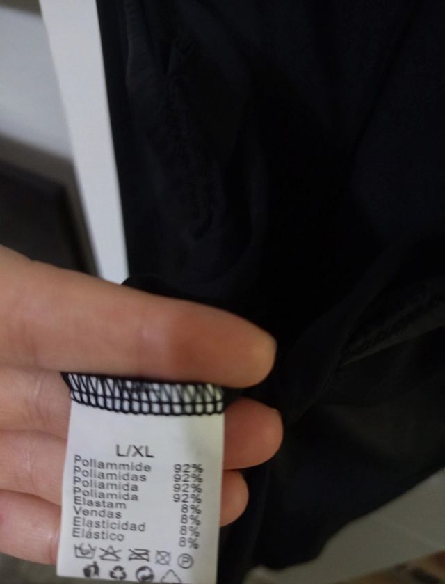 Mono negro mujer nuevo L/XL 