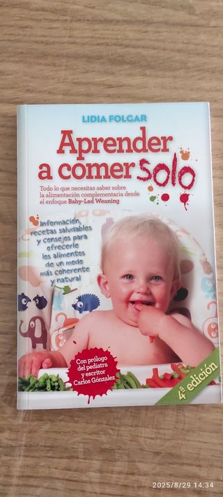 Aprender a comer solo. Método baby-led weaning