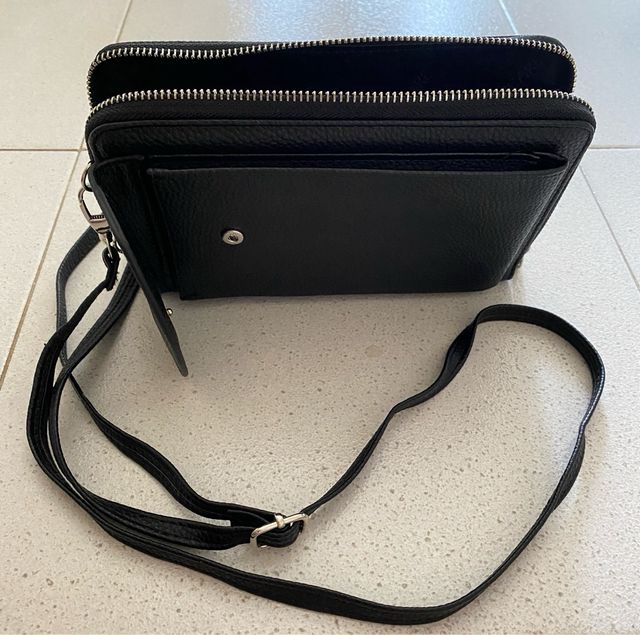 Borsa a tracolla Swisscare nera