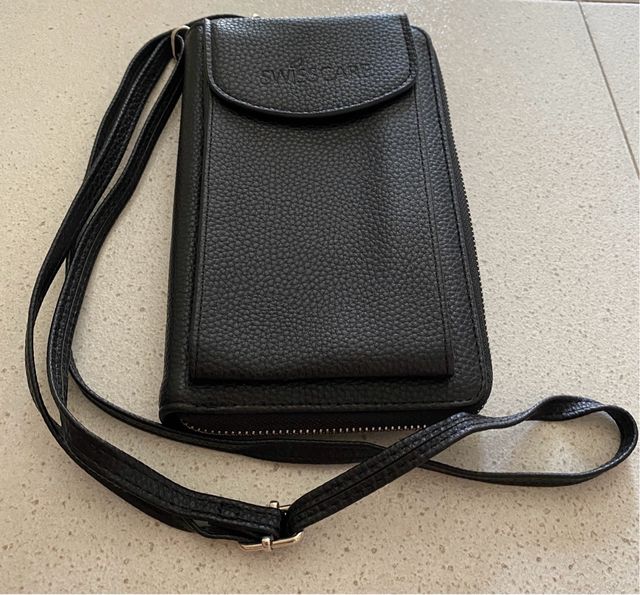 Borsa a tracolla Swisscare nera