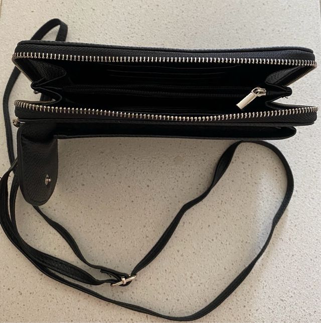 Borsa a tracolla Swisscare nera