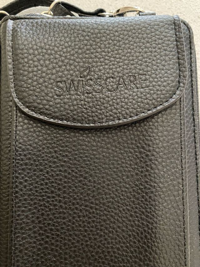 Borsa a tracolla Swisscare nera