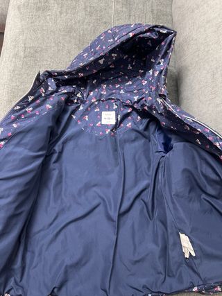 Chaqueta acolchada niña flores talla 9-10.   140CM