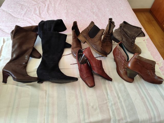 Botas Piel Marrón - 39