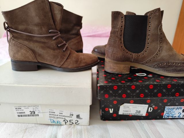 Botas Piel Marrón - 39