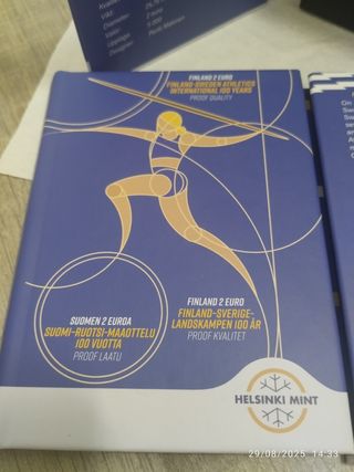 2€ Finlandia 2025 - Atletismo (Proof)