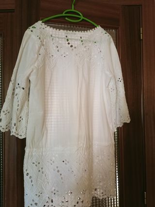 Camisola larga  Mia Korina blanco