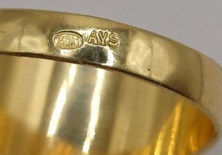 Sello FC Barcelona oro 18k, 6,59gr. Ref. G-986.