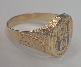 Sello FC Barcelona oro 18k, 6,59gr. Ref. G-986.