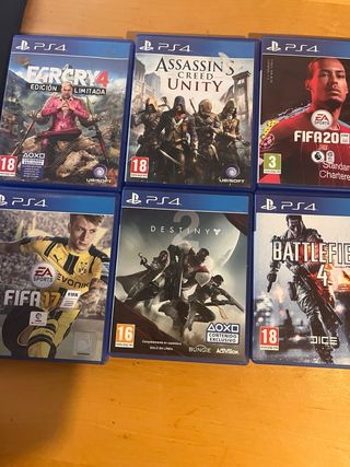 PS4 + Mandos + Juegos + mochila 