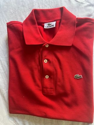 Polo Lacoste rojo