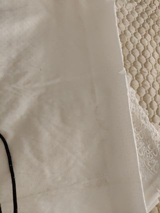  Lenzuolo matrimoniale di  Merletto antico bianco 