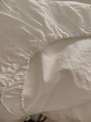  Lenzuolo matrimoniale di  Merletto antico bianco 