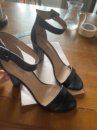 Sandali First Lady neri tacco 10cm