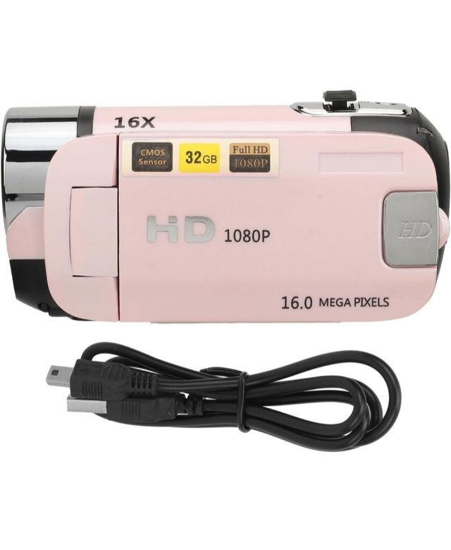 Telecamera digitale rosa 16x