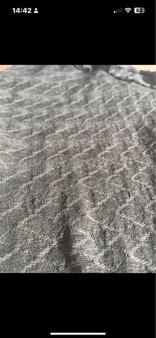 Top Forever 21 - Gris/Verde ( transparencias )