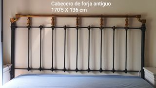 Cabecero forja antiguo 170x136cm