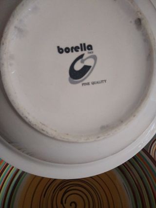 20 Piatti Ceramica Multicolor