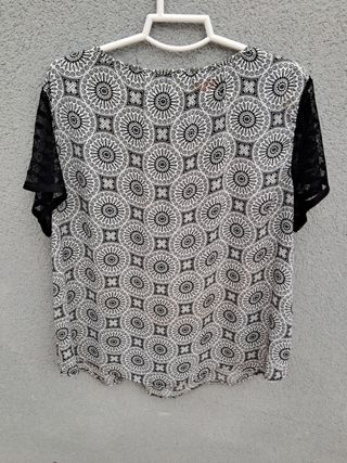Blusa negra y blanca - 