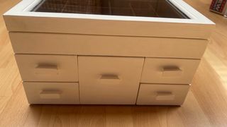 Joyero madera blanco cajones