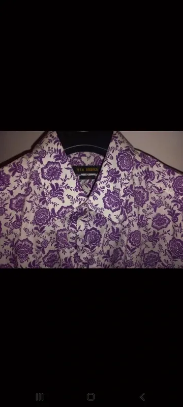 Camicia uomo floreale 