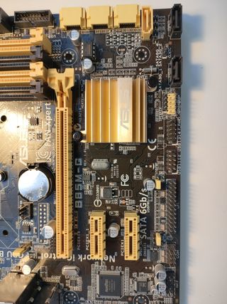 Placa base ASUS B85M-G, ram, procesador intel ymas