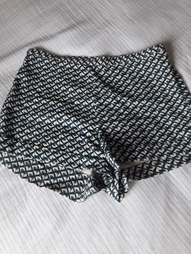 Shorts Lefties S - Azul y Blanco