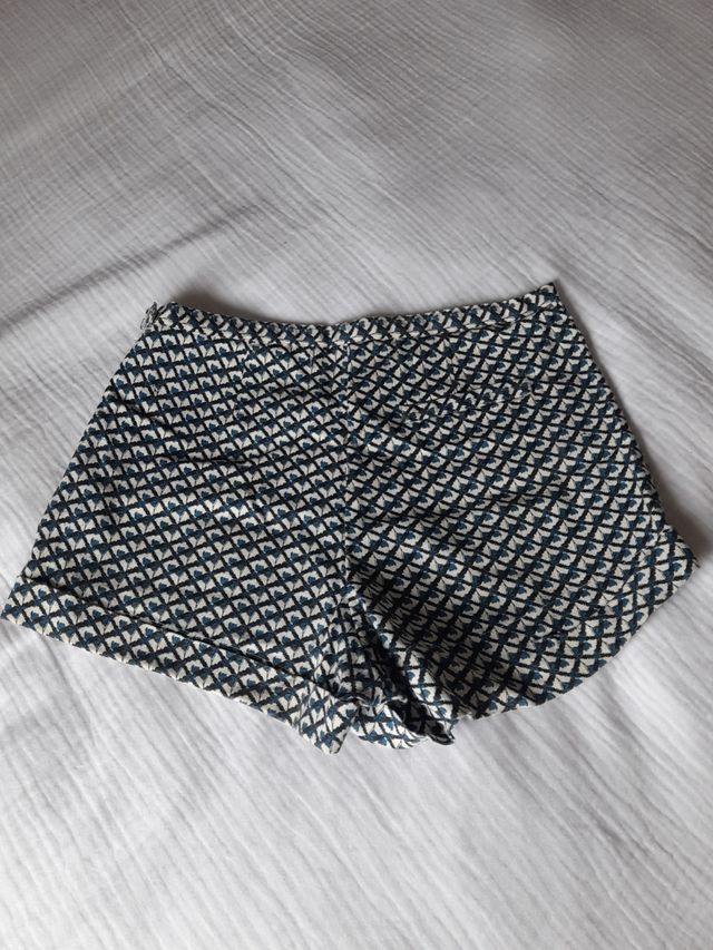 Shorts Lefties S - Azul y Blanco