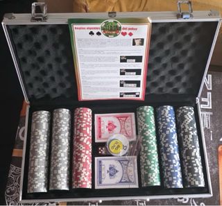 Maletín aluminio poker
