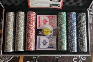 Maletín aluminio poker