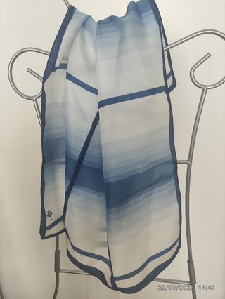 Pañuelo  azul y blanco