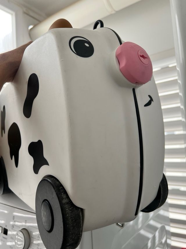 Maleta infantil vaca niño niña