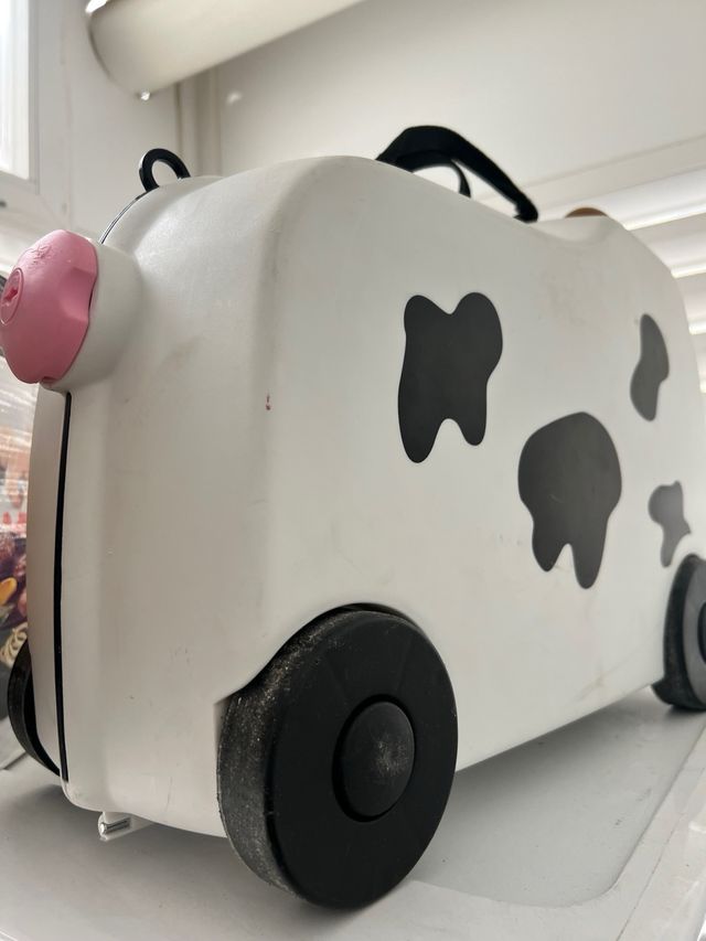 Maleta infantil vaca niño niña