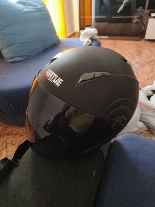 Casco moto VIRTUE negro mate