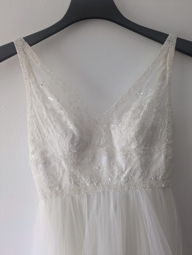 Vestido novia Rosa Clará talla S