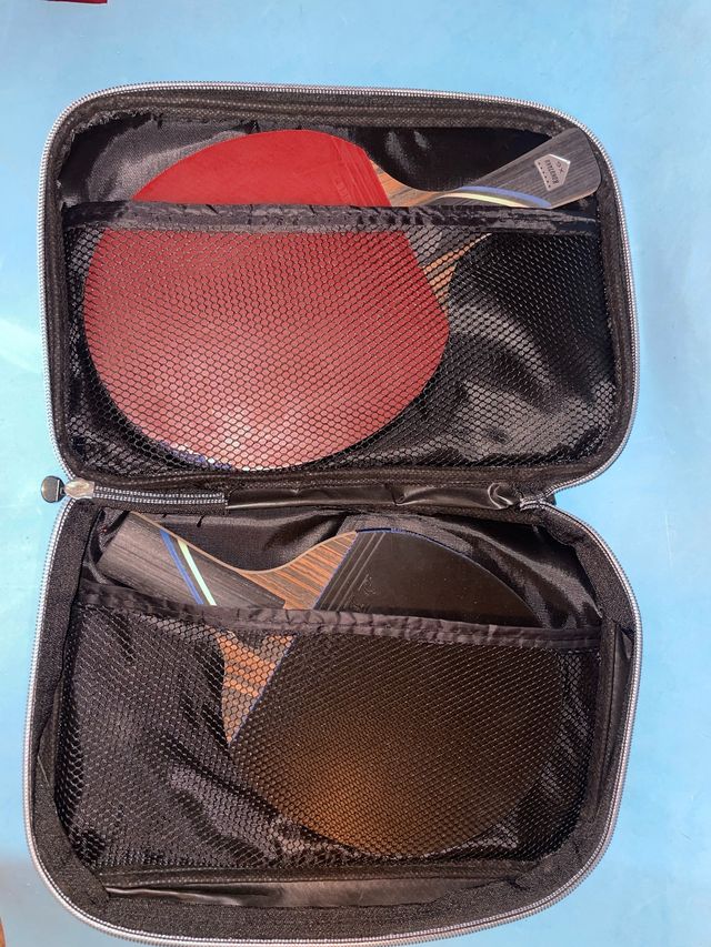 2 Raquetas Ping Pong - Estuche