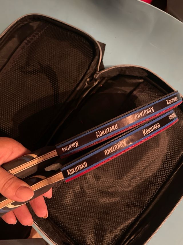 2 Raquetas Ping Pong - Estuche