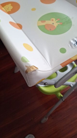 Bañera bebé cambiador plegable