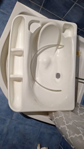 Bañera bebé cambiador plegable