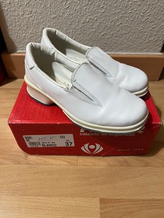 Zapatos de seguridad Blancos - Talla 37