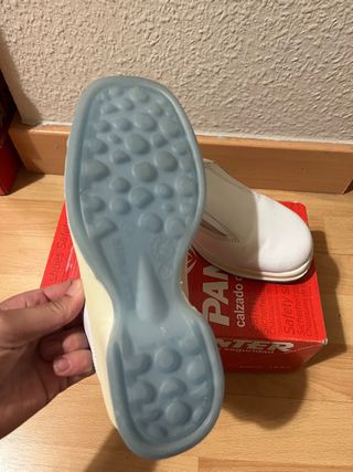 Zapatos de seguridad Blancos - Talla 37