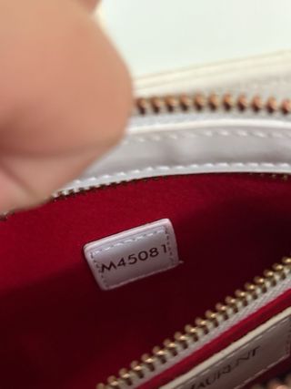 Bolso Yves Saint Laurent blanco