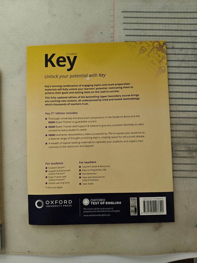 Key to Bachillerato 1. Student's Book. 2 Edition