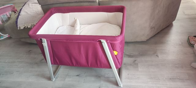Minicuna Babyhome - Plegable Rosa