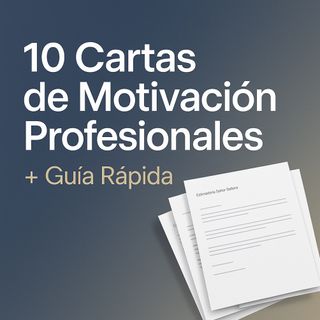 10 Cartas Motivación Profesional + Guía