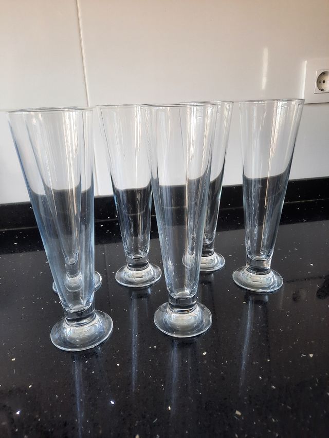 6 Vasos Altos Cristal