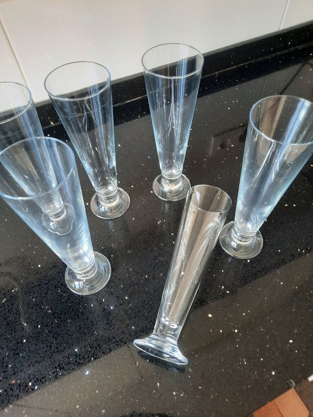 6 Vasos Altos Cristal