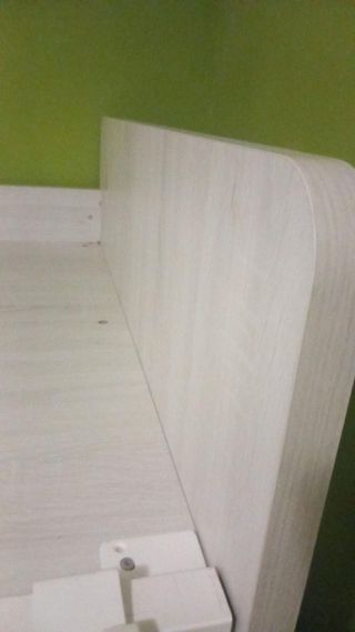 Litera blanca con armario